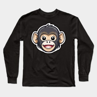 Happy Monkey Long Sleeve T-Shirt